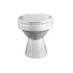 Taza Vencerámica Coronet RF con Asiento STD Blanco Glaciar
